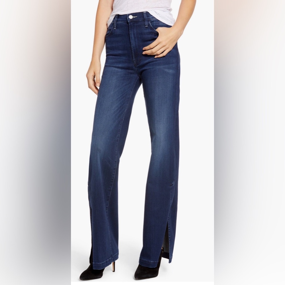 MOTHER Dark Blue Flare Jeans